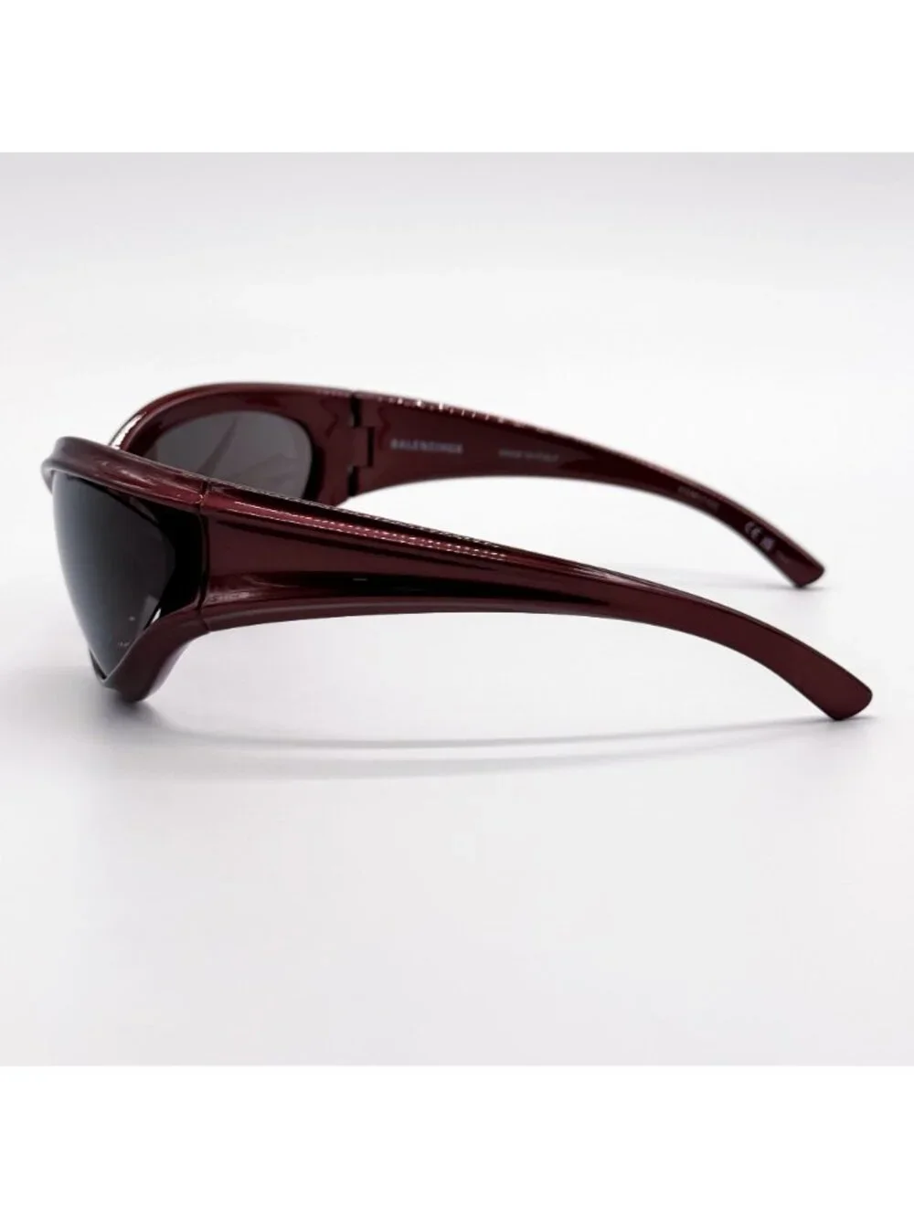 NEW BALENCIAGA BB0317S 002 SUNGLASSES BURGUNDY UNISEX EYEWEAR BALENCIAGA - Picture 5 of 9
